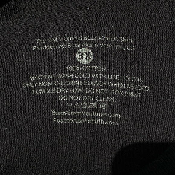 Apollo XI 11 50th Anniversary Eagle Moon Landing Buzz Aldrin Insignia Tee - Picture 5 of 16